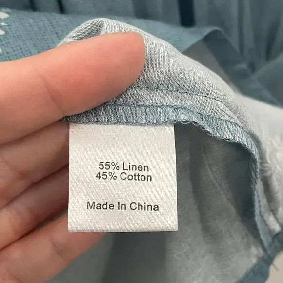 Tuckernuck Blue Floral Blouse - Picture 12 of 15